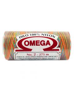 Hilo Nylon #2 Matizado color Festin paquete de 12 pzs