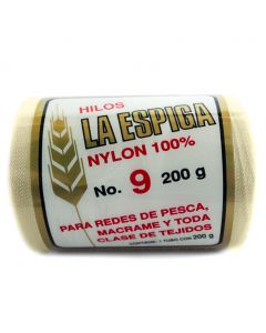 Hilo Nylon #9 color Manta Paquete de 4 pzs