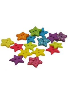 Botones Decorativos Estrellas chicas surtido