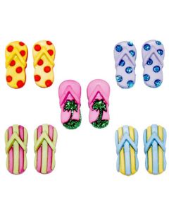 Botones Decorativos Flip Flops-Sandalias