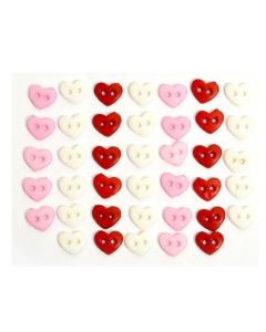 Botones Decorativos Mini Corazones