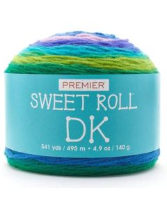 Estambre Sweet Roll DK Multi Verde Ligero #3 2005-06