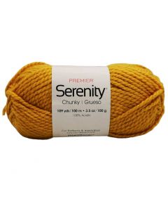 Estambre SC Serenity Solid Mostaza Grueso #5 700-60