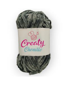 Estambre Creaty Chenille Grey Gp6005-02