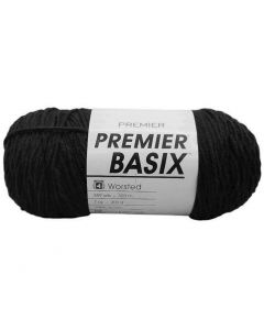 Estambre Basix Negro Medio #4 1115-04