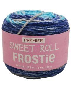 Estambre Sweet Roll Frostie Azul Matizado Medio #4 1119-06