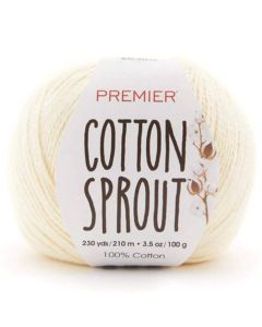 Estambre Cotton Sprout Crema Ligero #3 1149-26
