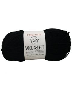 Estambre Wool Select Negro Ligero #3 1151-15