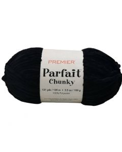 Estambre Parfait Chunky Negro Grueso #6 1150-10