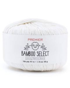 Estambre Bamboo Select Blanco Ligero #3 1178-01