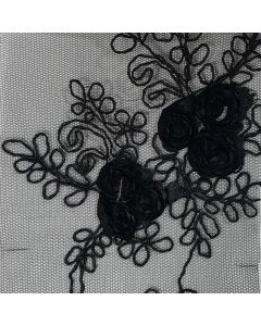 Fiesta Vogue Flor Grande Negro